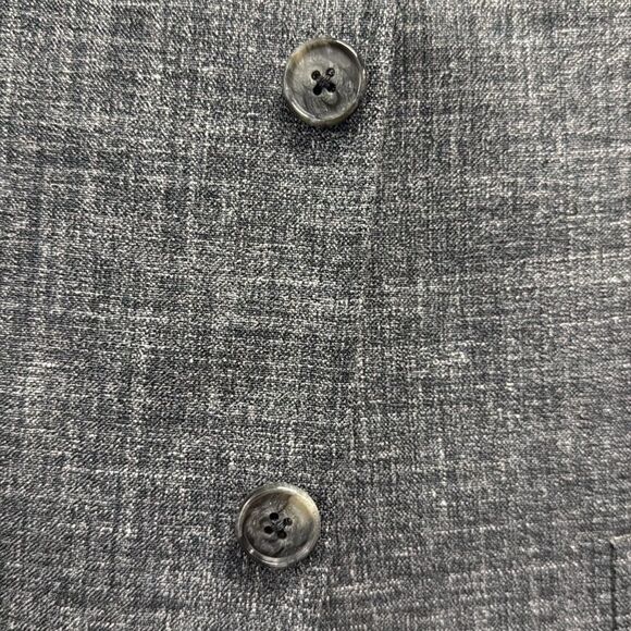 Joseph Abboud Mens Size 40R Blazer Madras Patchwork Grey Sport Coat Jacket - Picture 5 of 10
